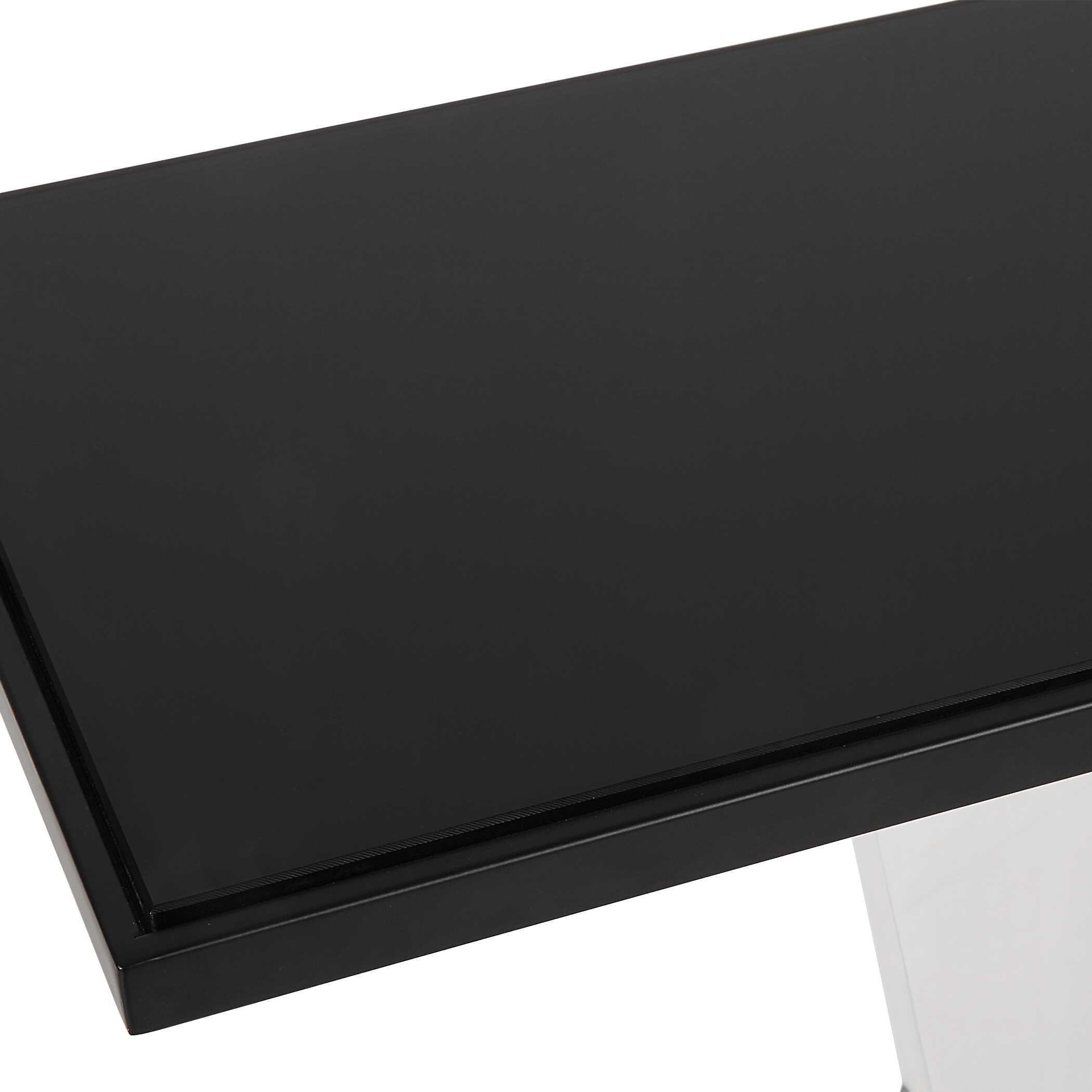 Angle Contemporary Accent Table large image 