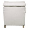 Armstead Antique White Armchair, Accent Chair by Uttermost, 31.5" width x 33.5" height x 36.25" depth thumbnail 6