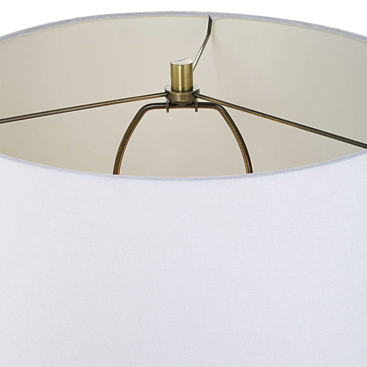 Duomo Brass Table Lamp, by Uttermost, 14" width x 27" height x 14" depth View 9