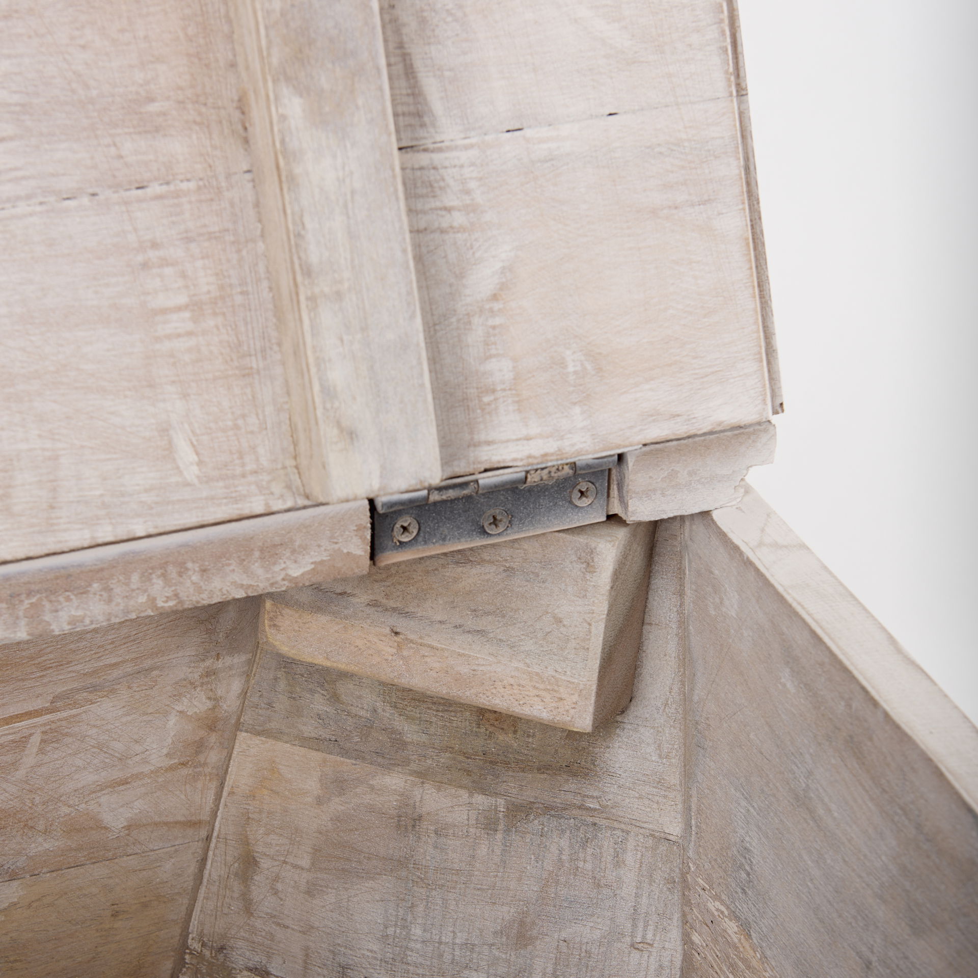 Esagono Octagonal Reclaimed Wood End/Side Table with Storage, Side & End Table by Mercana, 19" length x 19" width x 20.5" height View 11