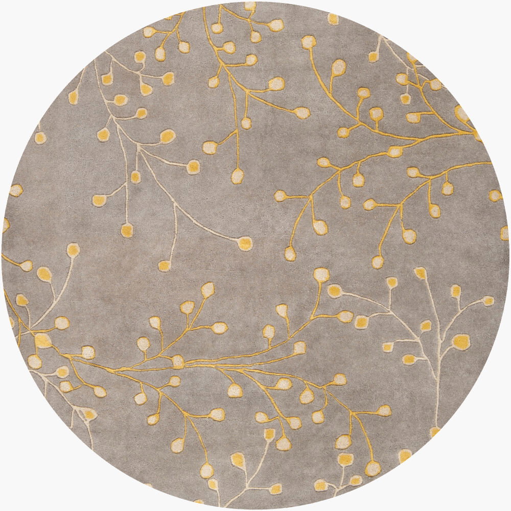 Athena Handmade Rug, by Surya, 6' length x 6' width