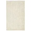 Rutledge Natural Solid Ivory/ Blue Area Rug (5'X8') thumbnail 7