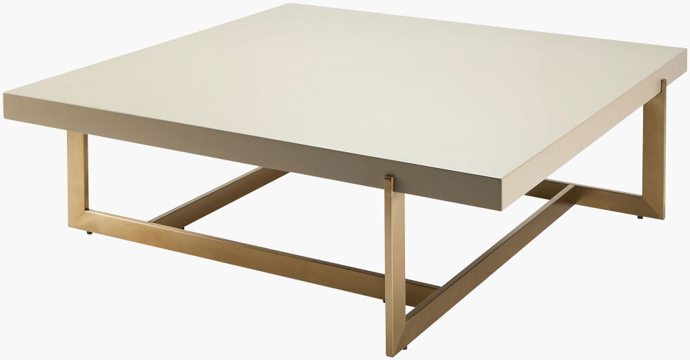 Temy Coffee Table, by Surya, 44" width x 15" height