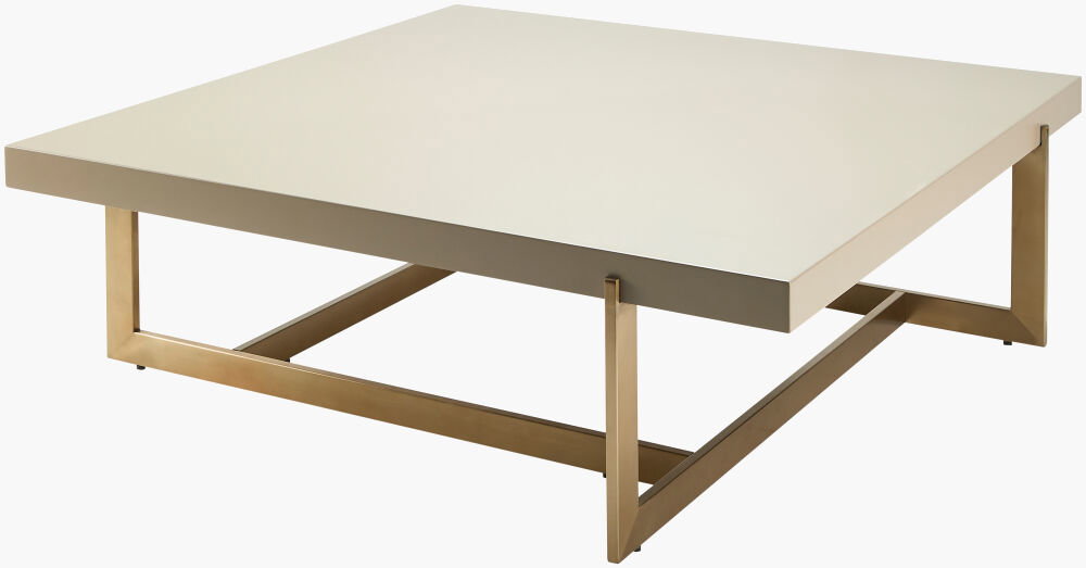 Temy Coffee Table, by Surya, 44" width x 15" height