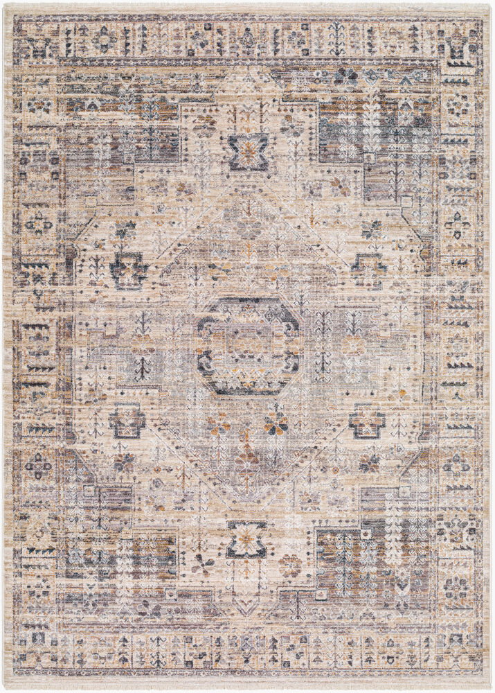 Aida Machine Woven Rug, by Surya, 1'3.75" length x 1'3.75" width