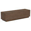 Sawyer Coffee Table Dark Brown, by Moe's Home, 55" width x 14.5" height x 15.7" depth thumbnail 2