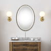 Annadel Oval Wall Mirror, by Uttermost, 20" width x 28" height x 1" depth thumbnail 5