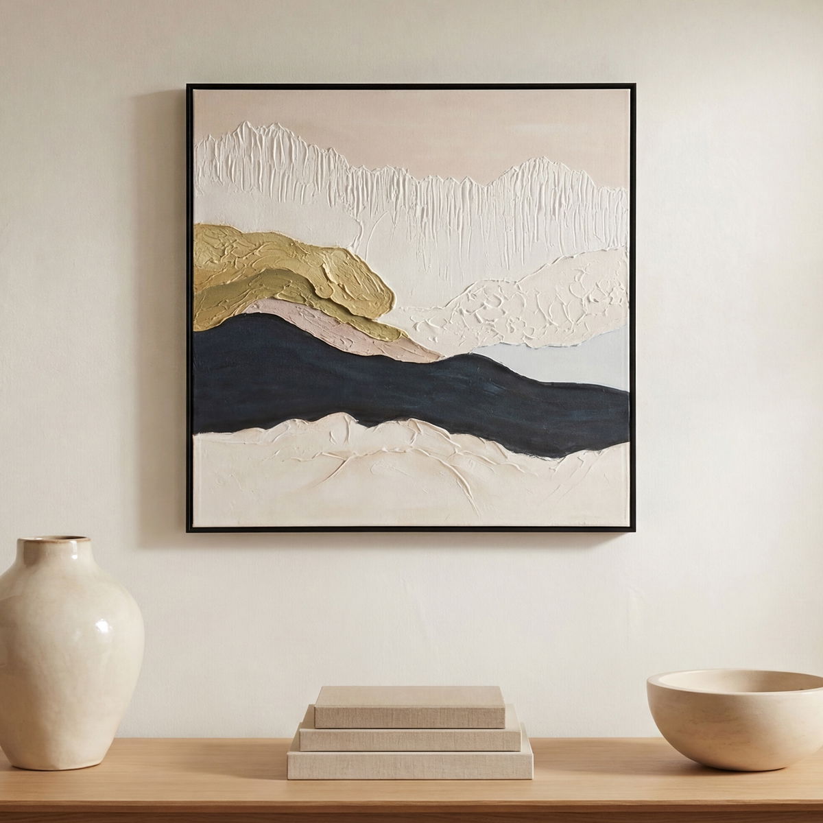 Elevate Framed Painting, by Moe's Home, 40" width x 40" height x 1.75" depth View 4