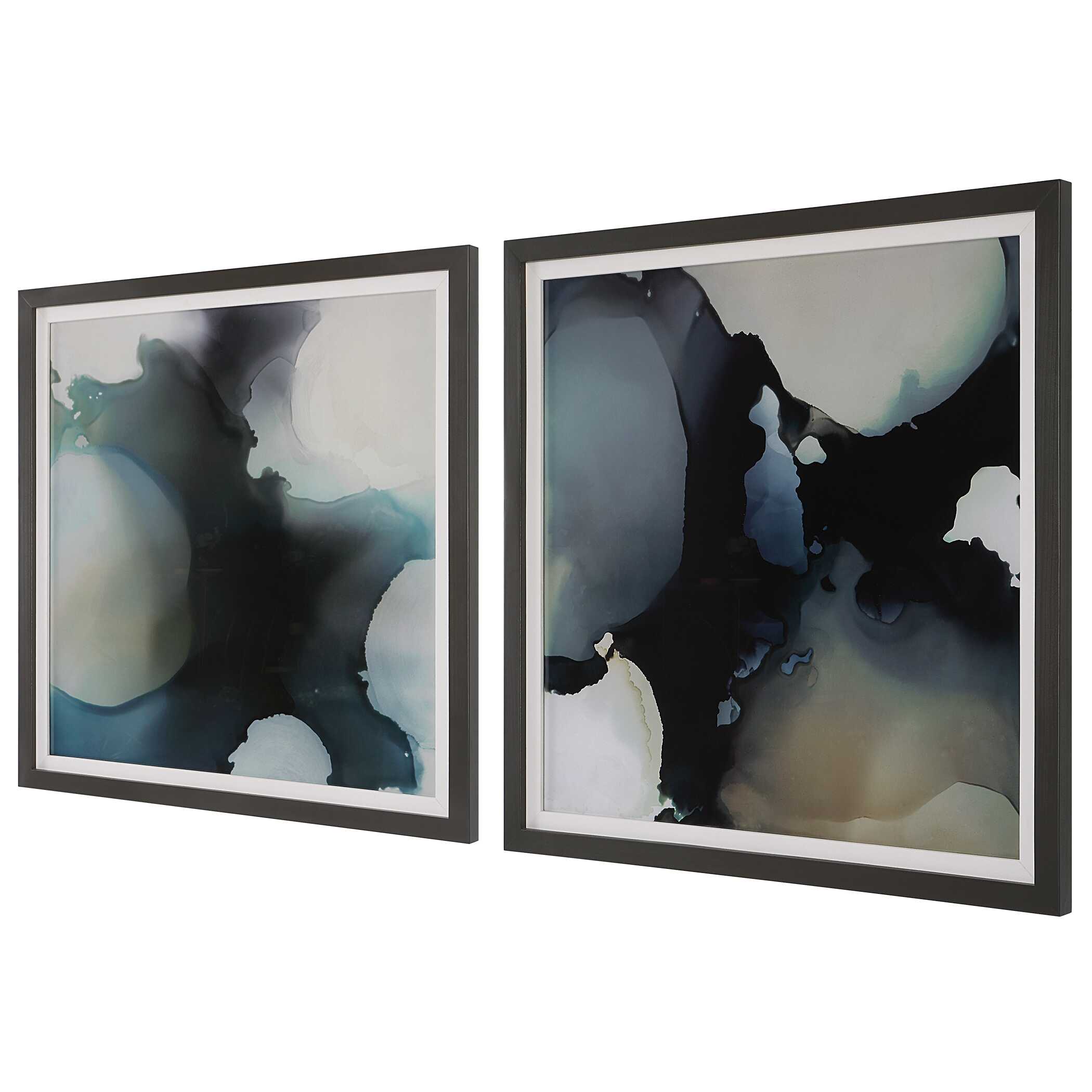 Telescopic Abstract Framed Prints Set/2, Painting by Uttermost, 34" width x 34" height x 1.25" depth View 5