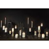 Omega II Medium Black Metal Stacked Ring Table Candle Holder thumbnail 2