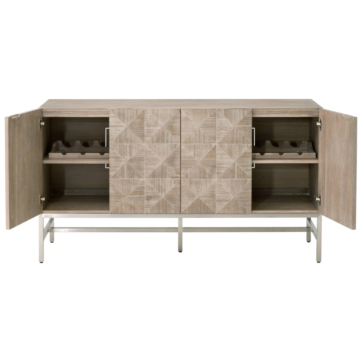 Atlas Media Sideboard, Cabinets & Sideboard by Essentials for Living, 63.25" width x 35" height x 19" depth View 2