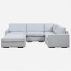 REFUGE SOFA, ARMLESS, CLOUD BLUE, Furniture by Uttermost, 40" width x 30" height x 37.5" depth thumbnail 1