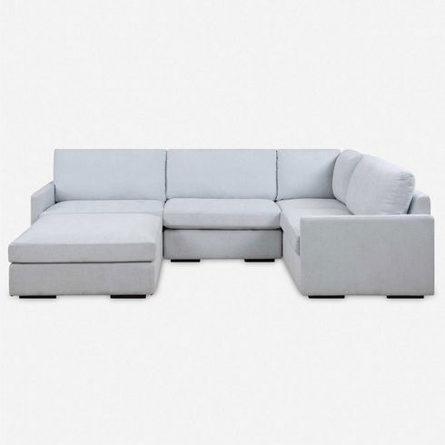 Refuge Armless Cloud Blue Sofa