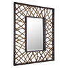 Teak Maze Rectangle Mirror thumbnail 3