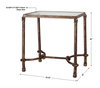 Warring Iron End Table, Side & End Table by Uttermost, 25.25" width x 26" height x 19" depth thumbnail 3