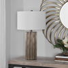 Khalio Gun Metal Table Lamp, by Uttermost, 16" width x 27.5" height x 16" depth thumbnail 5