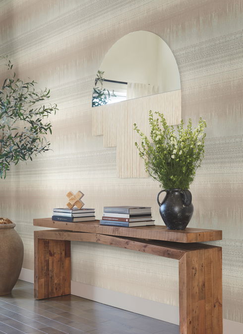 Desert Textile Beige Wallpaper