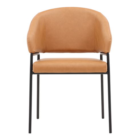 Cathey Dining Chair Set of 2 Camel