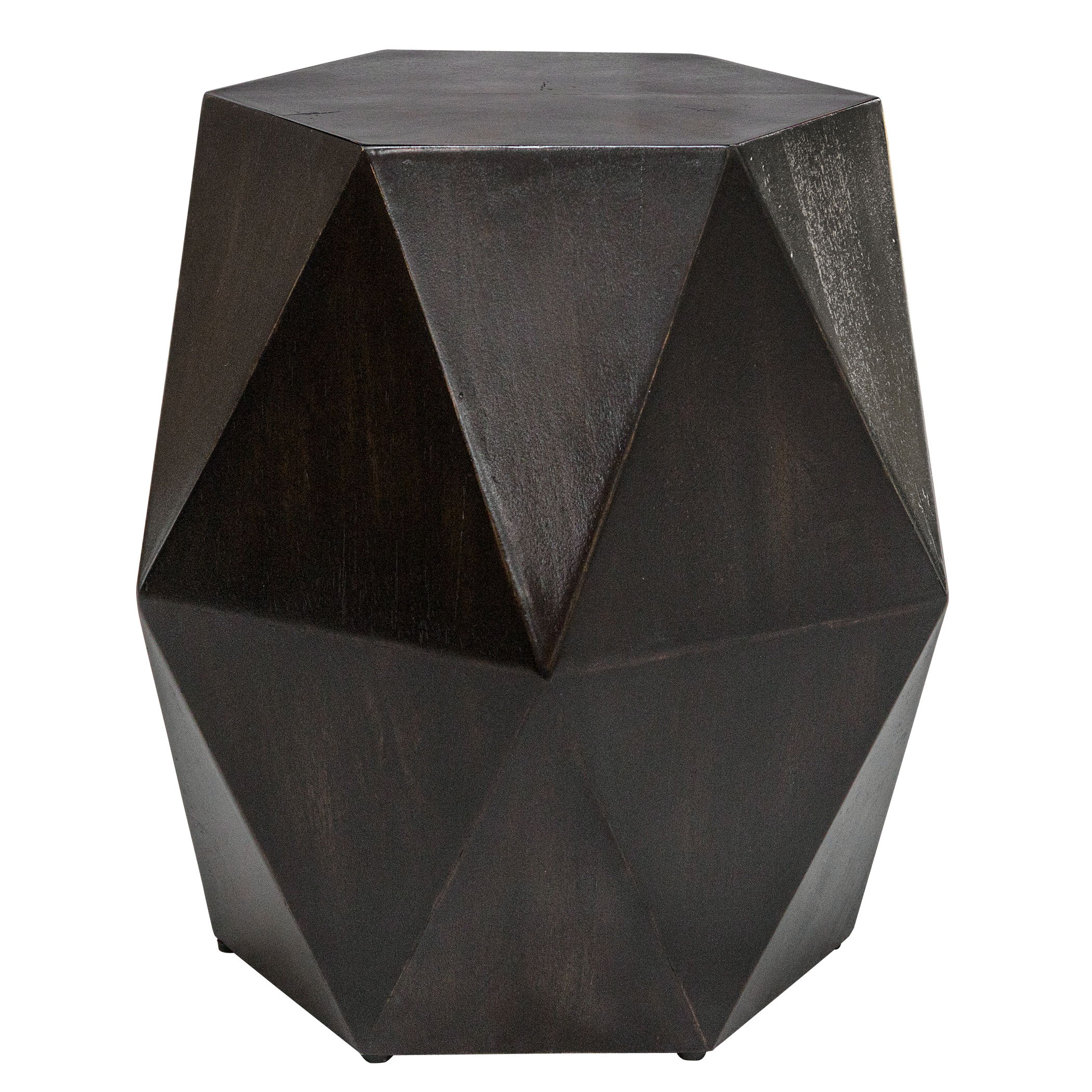 Volker Black Geometric Accent Table large image 