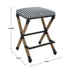 Braddock Backless Counter Stool, Counter & Bar Stool by Uttermost, 18.75" width x 27.62" height x 18.75" depth thumbnail 3