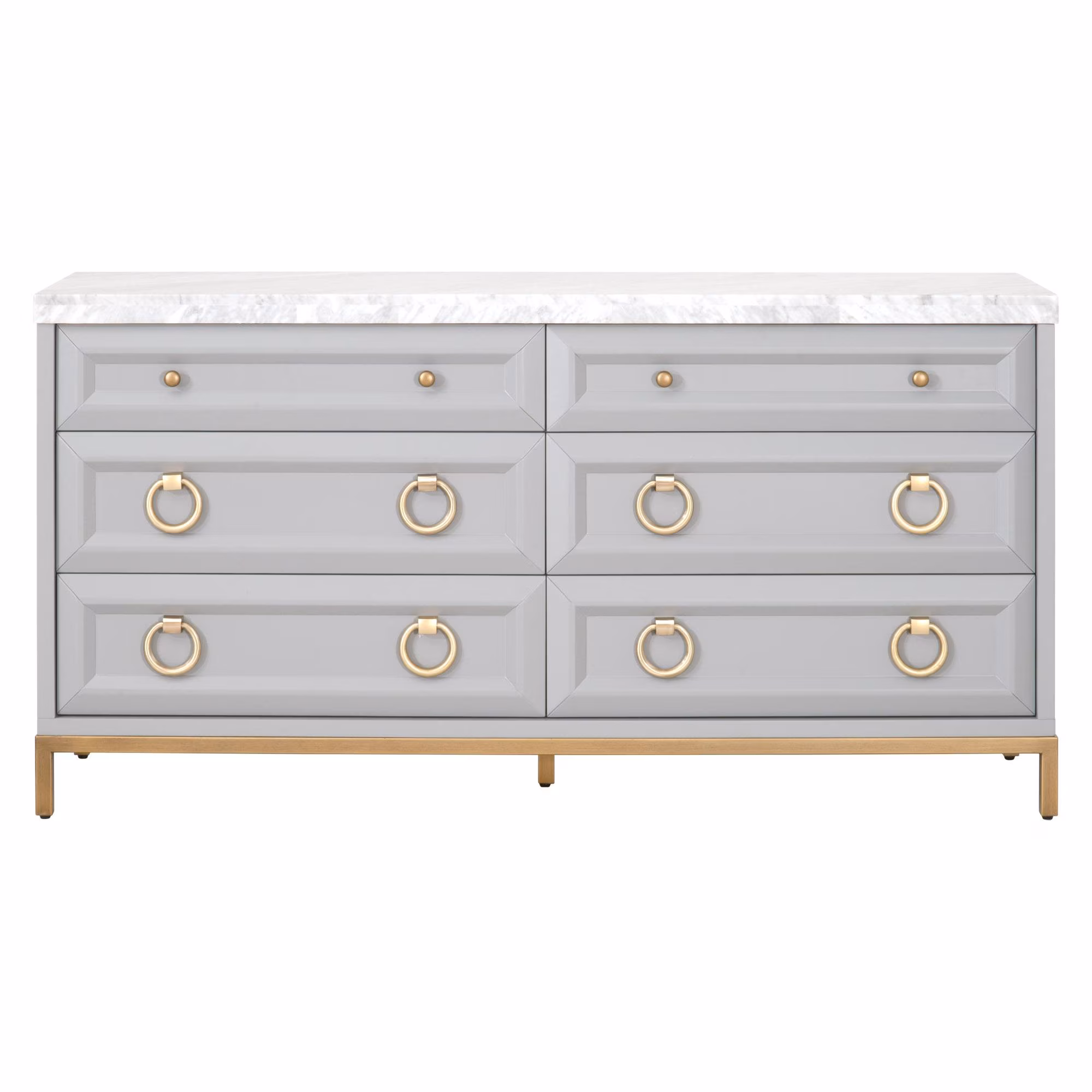 Azure Carrera 6-Drawer Double Dresser