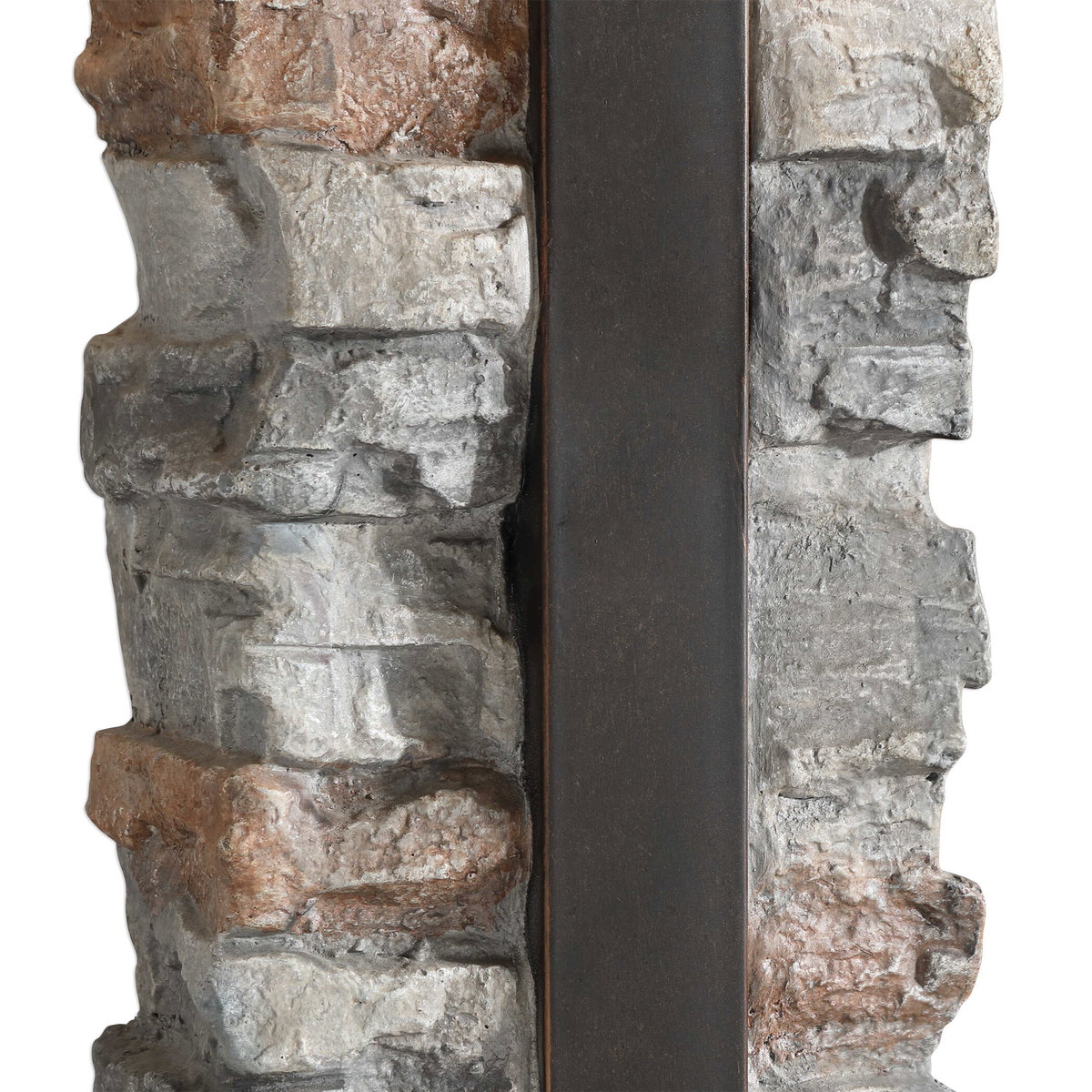 Kodiak Stacked Stone Lamp, by Uttermost, 1'6" width x 2'5" height x 1'1" depth View 4