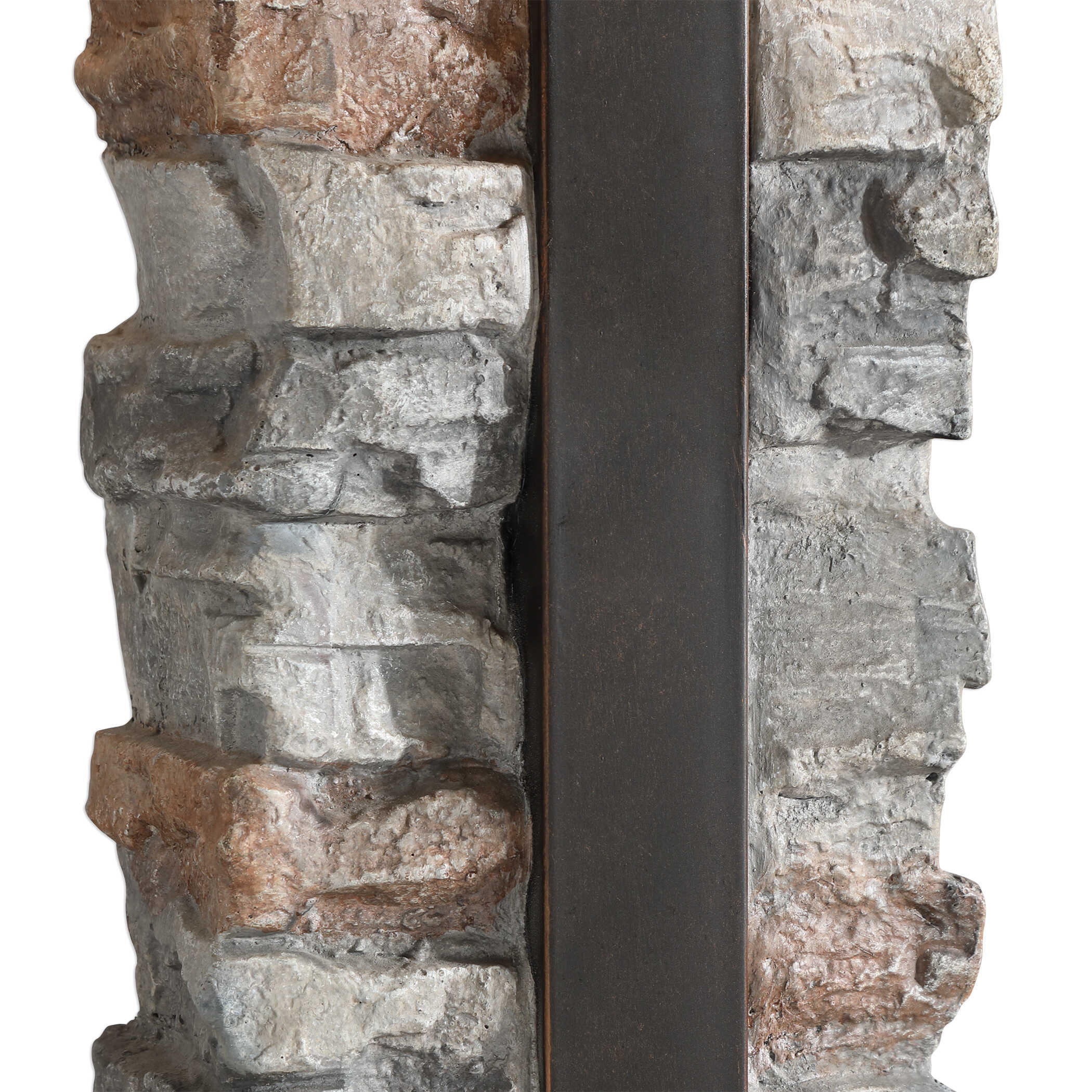 Kodiak Stacked Stone Lamp, by Uttermost, 18" width x 29" height x 13" depth View 4