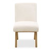 Blakely White Armless Dining Chair, by Uttermost, 20" width x 34.5" height x 27" depth thumbnail 1