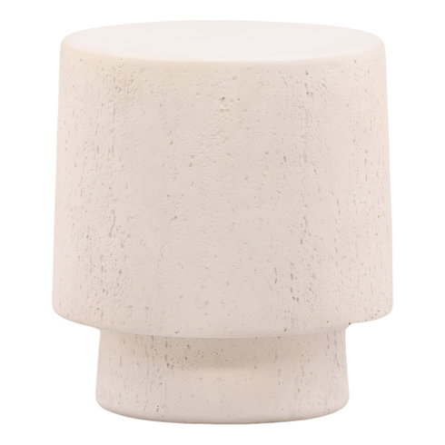 Millstone Outdoor Side Table Ivory