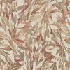 Rainforest Leaves Red & Warm Grey Wallpaper thumbnail 0