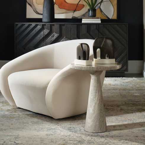 Stour Marble Accent Table
