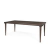 Suvan 84L Medium Dark Brown Rectangular Wood Dining Table, by Mercana, 84" length x 42" width x 30" height thumbnail 1