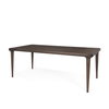 Suvan 84'L x 42'W Rectangular Dining Table | Modern | Med-Dark Brown Wood | Seats 8, by Mercana, 84" length x 42" width x 30" height thumbnail 1