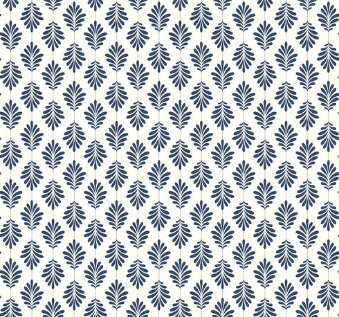 Leaflet Navy Wallpaper