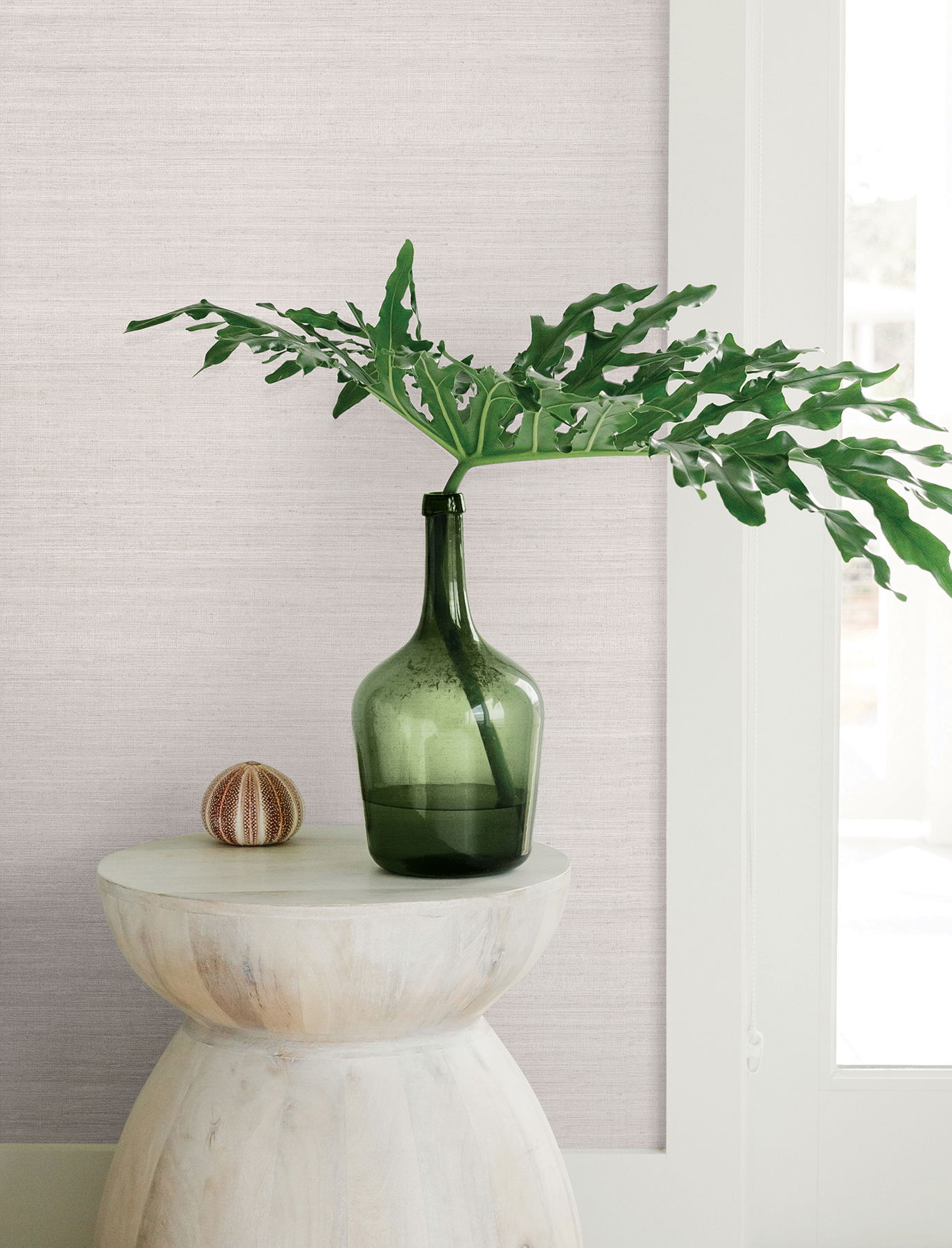 Milano Silk Grey Wallpaper, by York Wall, 33' length x 3'3.3" width x 0.02" depth View 2