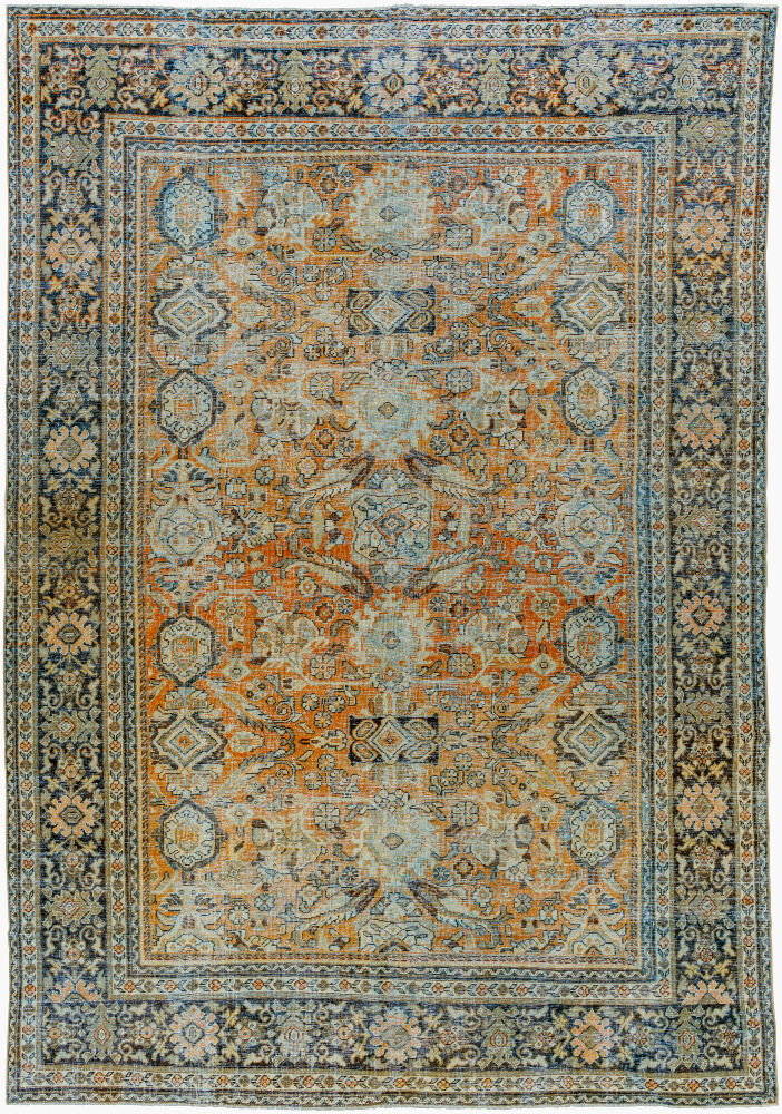 Antique One of a Kind Handmade Rug, by Surya, 12'1" length x 8'4" width