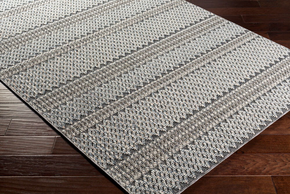 Ariana Machine Woven Rug, by Surya, 1'3.75" length x 1'3.75" width