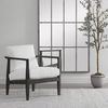 Brunei White Accent Chair thumbnail 1