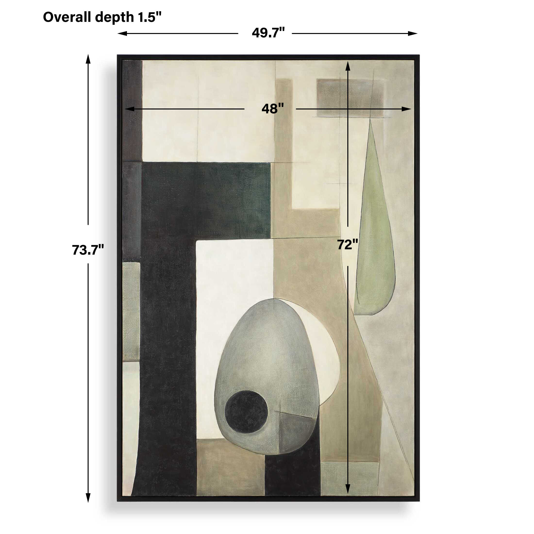 Fair Trade Geometric Abstract Art large image 
