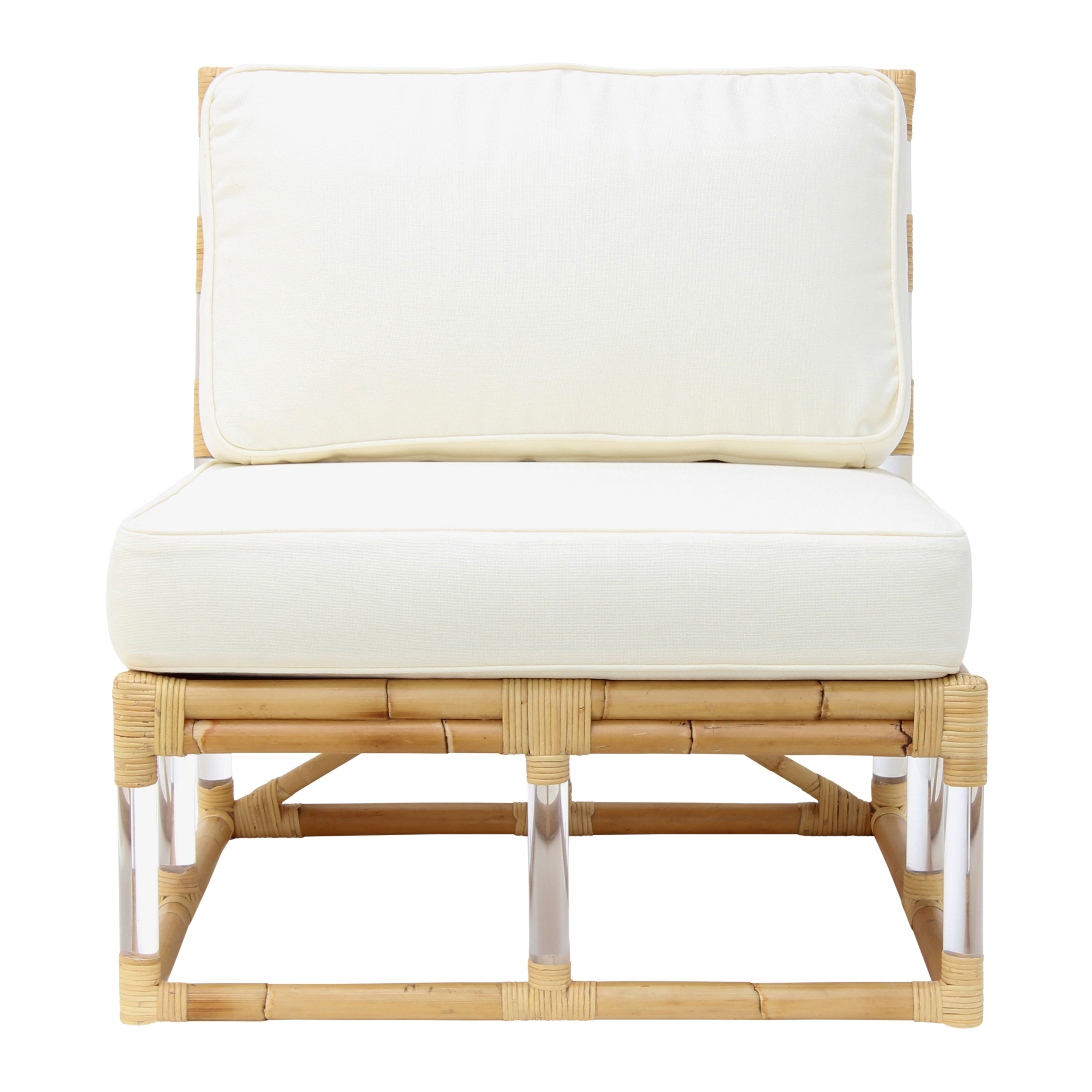 Sea Cliff Slipper Chair, Sectional Sofa by Woven, 30" width x 30.25" height x 31.5" depth View 1