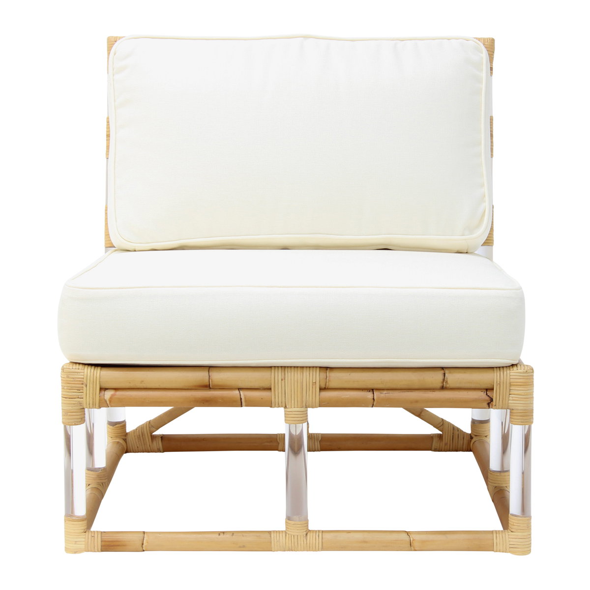 Sea Cliff Slipper Chair, Sectional Sofa by Woven, 30" width x 30.25" height x 31.5" depth View 1