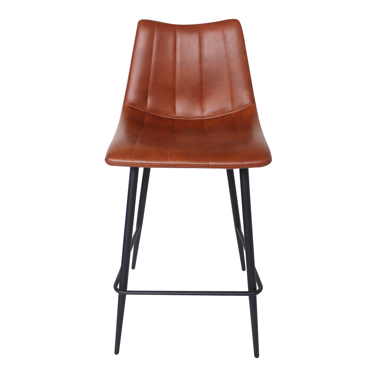 Alibi Counter Stool Brown - Set Of Two, Counter & Bar Stool by Moe's Home, 17.7" width x 37" height x 20" depth View 4
