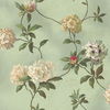Rhododendron Script  Blue Wallpaper, by York Wall, 33' length x 1'8.5" width x 0.02" depth thumbnail 1