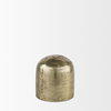 Quonset Short Brass Finished Aluminum Metal Ornament, Decorative Object by Mercana, 6.5" length x 6.5" width x 7" height thumbnail 6