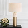 Gravitas Elegant Brass & Stone Lamp thumbnail 3