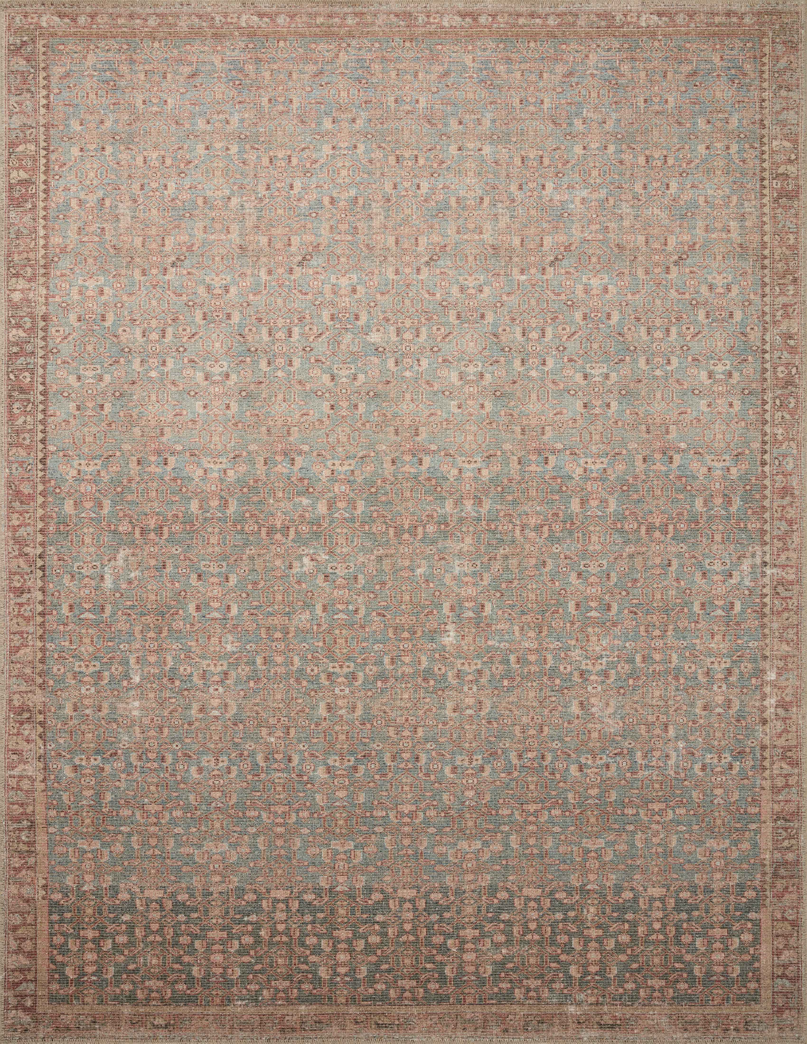 Angela Rose x Loloi Aubrey Rug, 1'6" length x 1'6" width View 1