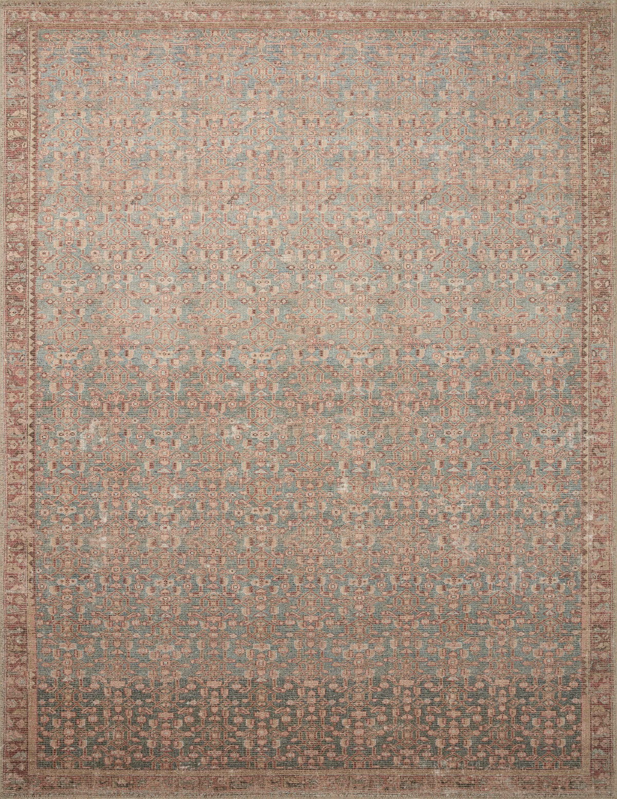 Angela Rose x Loloi Aubrey Rug, 5' length x 5' width View 1
