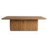 Winston Coffee Table Rustic Oak, by Moe's Home, 55" width x 17" height x 36" depth thumbnail 1