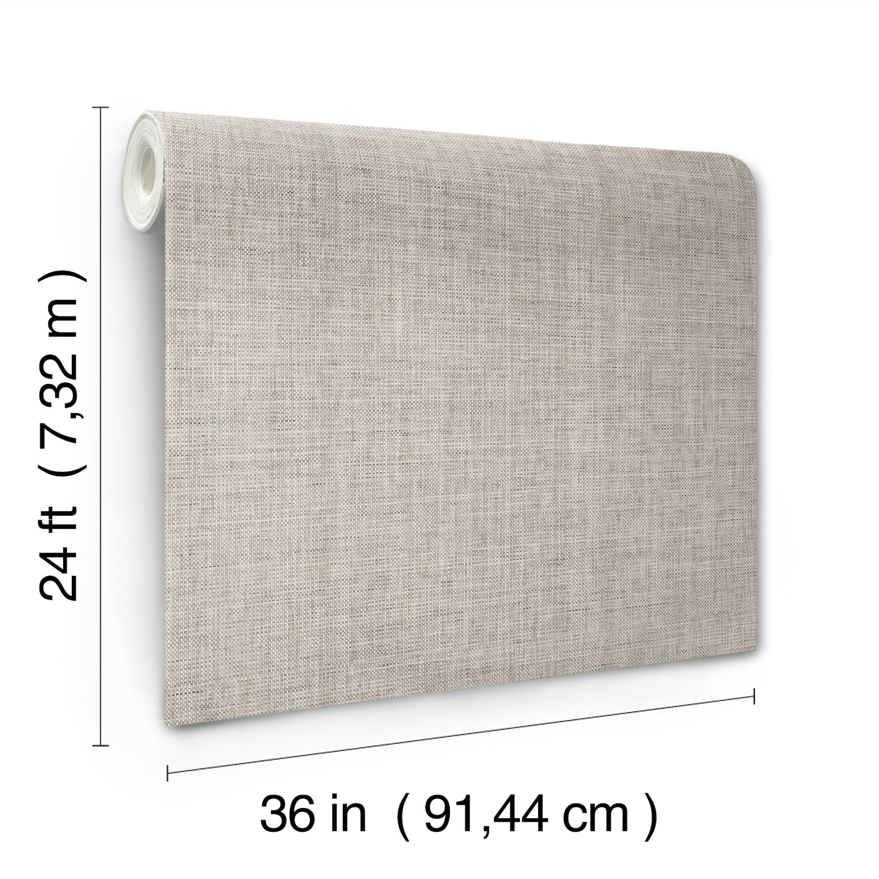 Kami Paperweave Charcoal Wallpaper large image 