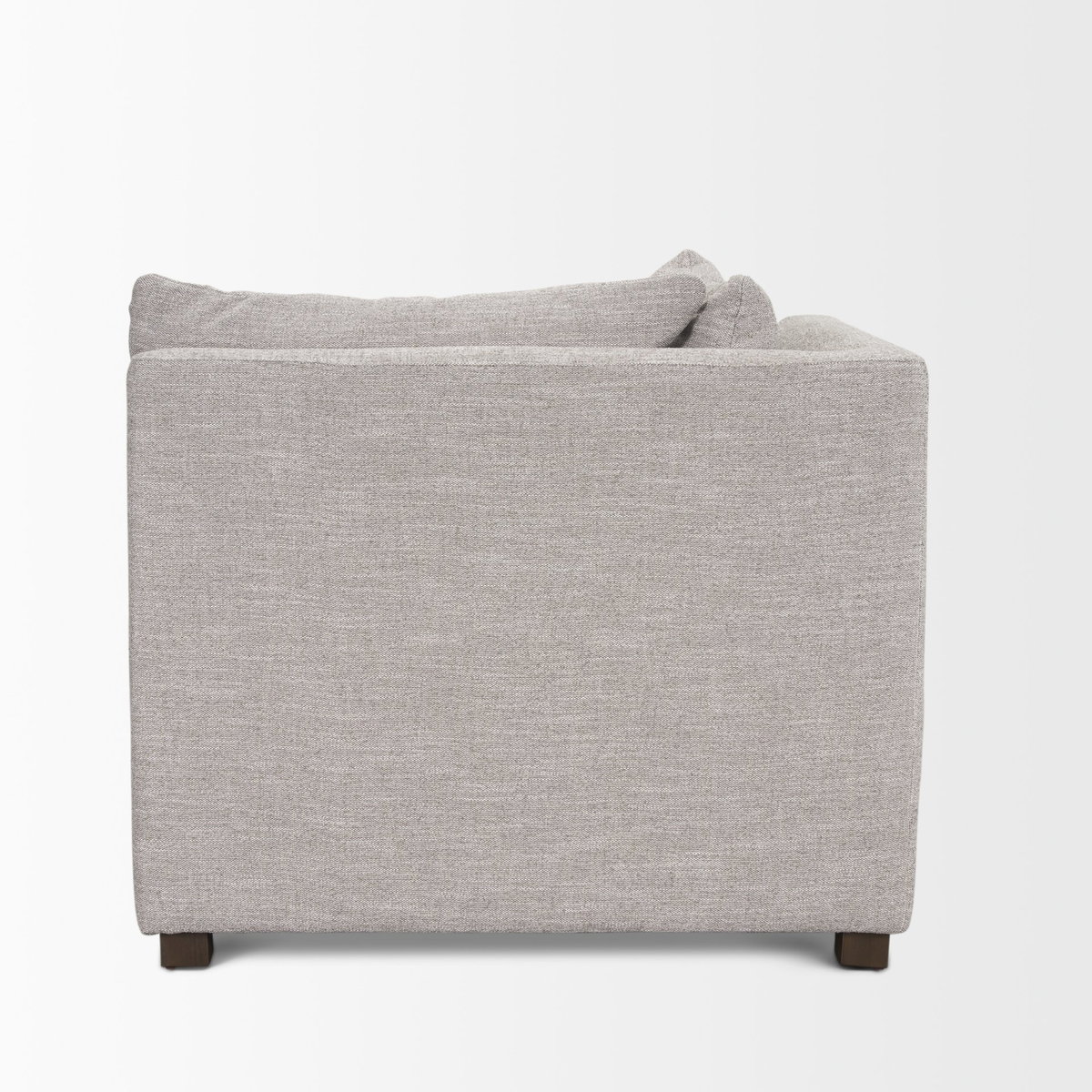 Halston Corner Light Grey Performance Fabric, Sectional Sofa by Mercana, 38.5" length x 38.5" width x 30.5" height View 5